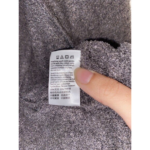 Barefoot Dreams Cardigan Cozy Chic Lite Women's Sweater Draped Brown Taupe Small - Picture 6 of 9